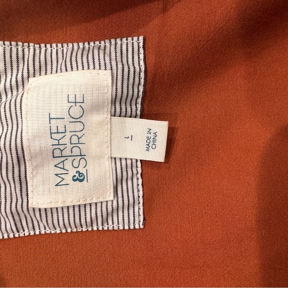 Market & Spruce Rust Jacket - Picture 3 of 5